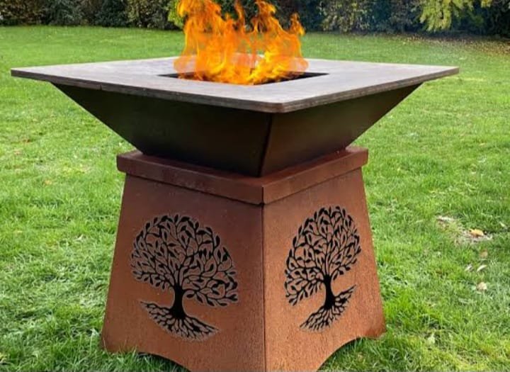 Brasero Terrasse Design Grimaud - Ferronnerie Art 83